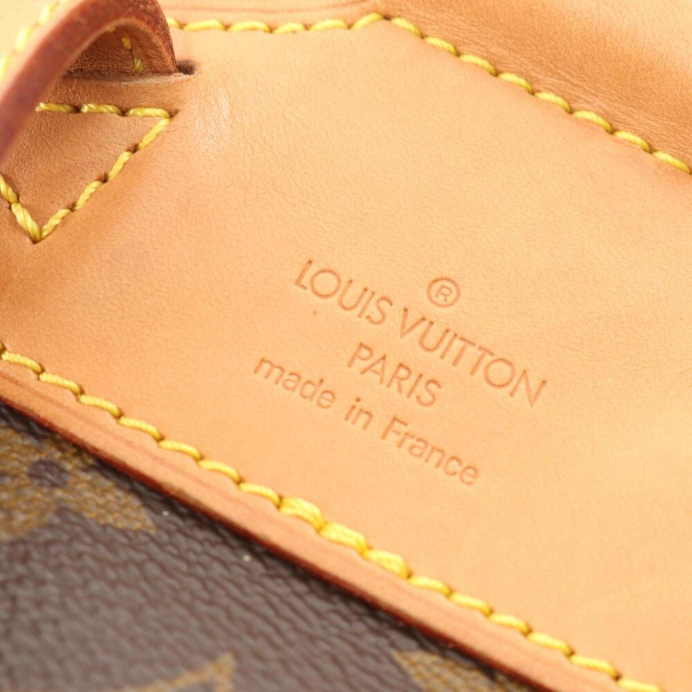 LOUIS VUITTON Brown Monogram Leather Backpack - Picture 4 of 12